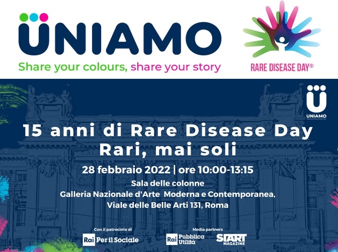 28/02/22 UNIAMO - 15 anni di Rare Disease Day - Rari mai soli